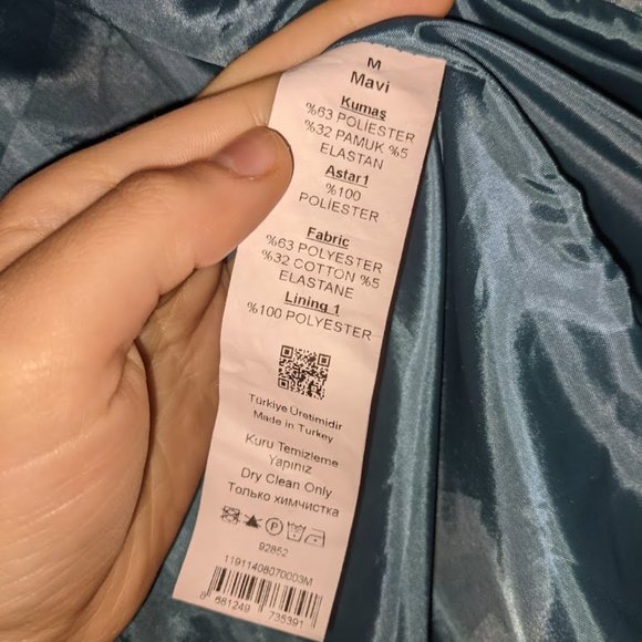 Cropped suit jacket - Picture 3 of 5